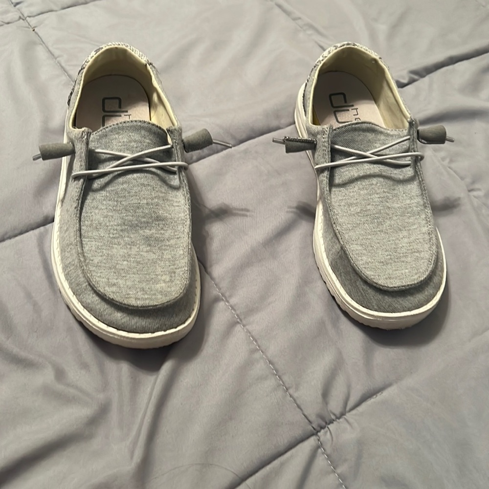 Grey Hey Dude shoes